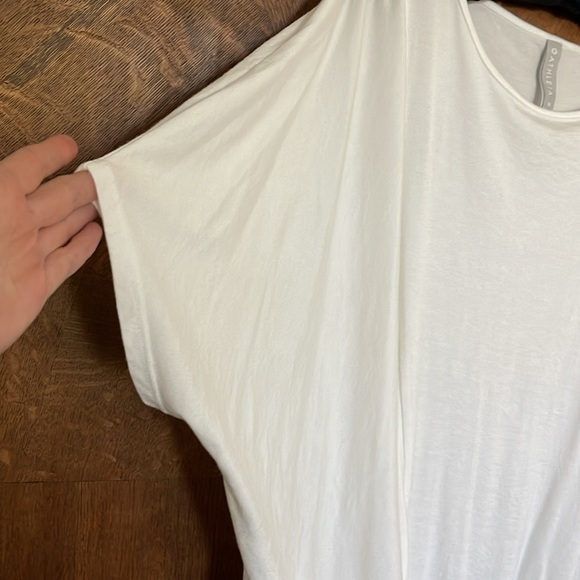 Athleta drape front twist dolman sleeve top modal - Picture 3 of 6